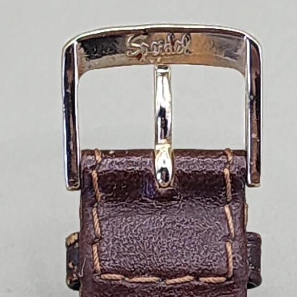 Jacques Edho Paris Quartz Watch Gold Hands Spiedel Moon phase - Picture 6 of 10